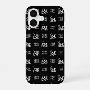 Coque iPhone 16 Motif répétitif de deux logos ou images