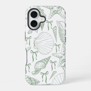 Coque iPhone 16 Motif Rubans de Coquillages