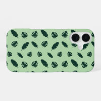 Motif sans couture de feuilles de Monstera et de p