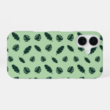 Motif sans couture de feuilles de Monstera et de p