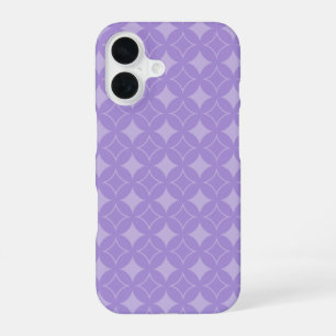 Coque iPhone 16 Motif shippo lilas
