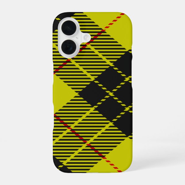Coque iPhone 16 Motif tartan MacLeod (Verso)