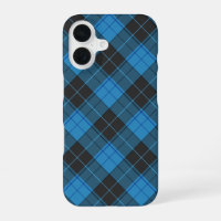 Motif Tartan Simple en Bleu Foncé