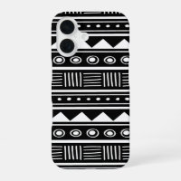 Motif tribal aztèque noir et blanc