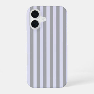 Coque iPhone 16 Motif trié en gris et lavande