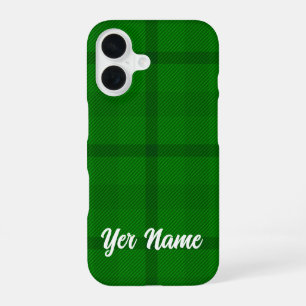 Coque iPhone 16 Motif vert -