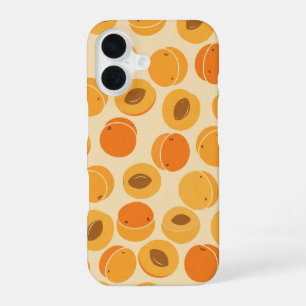 Coque iPhone 16 Motif Vintage à Abricots Stylisés