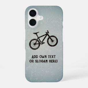Coque iPhone 16 Motif VTT avec votre nom ou votre texte
