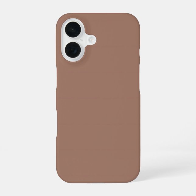 Coque iPhone 16 Mousse au Moka (Verso)
