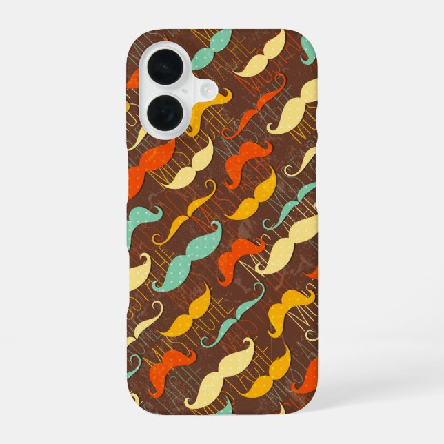 Coque iPhone 16 Moustache (Verso)