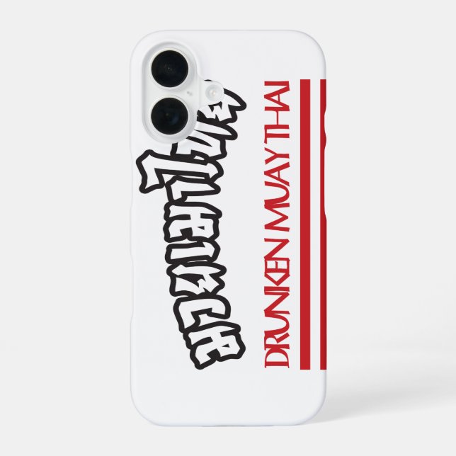 Coque iPhone 16 Muay Thai ivre (Verso)