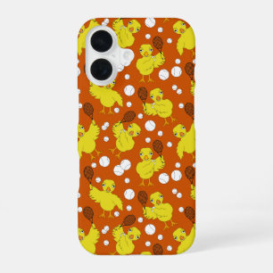 Coque iPhone 16 Mug motif poulet de tennis