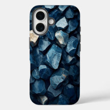 Mystic Blue Crystals Imprimer étui de téléphone po