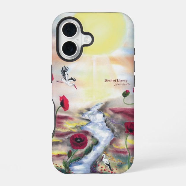 Coque iPhone 16 Naissance de la Liberté (Verso)