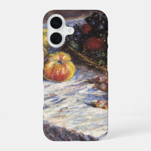 Coque iPhone 16 Nature morte avec des pommes et des raisins par Cl