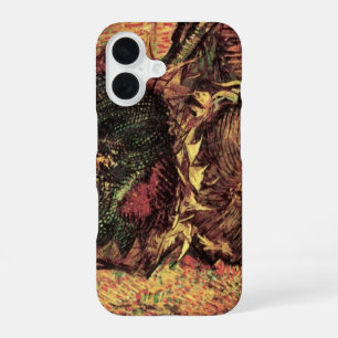 Coque iPhone 16 Nature morte Deux tournesols coupés par Vincent va
