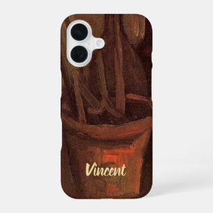 Coque iPhone 16 Nature morte Pinceaux dans un pot par Vincent van