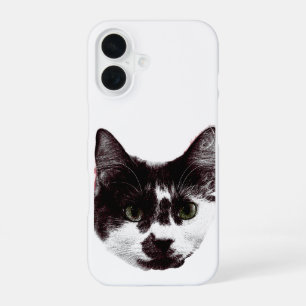 Coque iPhone 16 Ne m'appelez pas Mignon   Tête de Chat