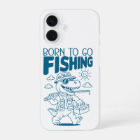 Né pour aller à la pêche - Cool Fish Dino T-rex Am