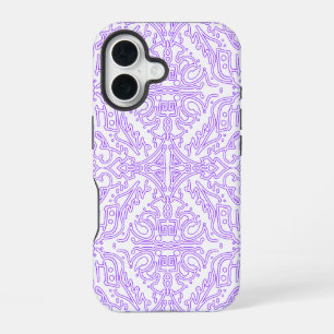 Coque iPhone 16 Nébuleuse Mystique Lilas