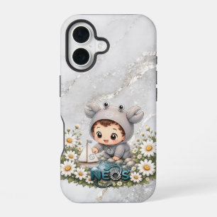 Coque iPhone 16 Neos Kawaii Zodiaque Cancer