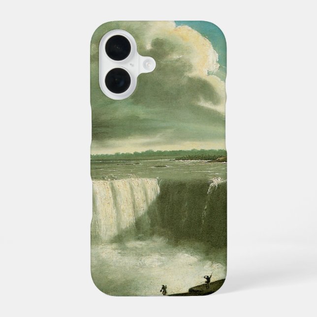 Coque iPhone 16 Niagara Falls From Table Rock par John Vanderlyn (Verso)