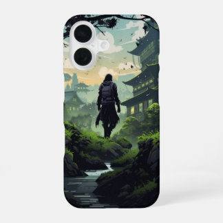 Coque iPhone 16 Ninja Nature Animé
