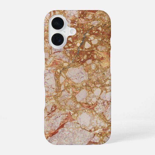 Coque iPhone 16 No.017 Marbre (Verso)