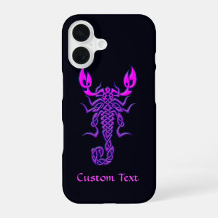 Coque iPhone 16 Nœud Celtique Violet Scorpion