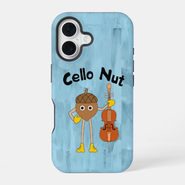 Coque iPhone 16 Noix de violoncelle (Verso)