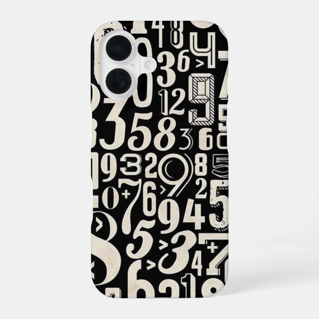 Coque iPhone 16 Nombres (Verso)