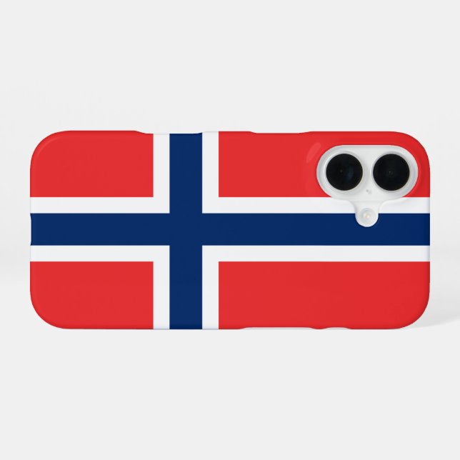 Coque iPhone 16 Norvège (Verso Horizontal)