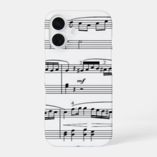 Coque iPhone 16 notes de musique