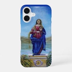 Coque iPhone 16 NOTRE-DAME DE LUMIÈRE Madone de l'Immaculée Concep