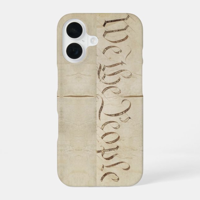 Coque iPhone 16 Nous le peuple (Verso)