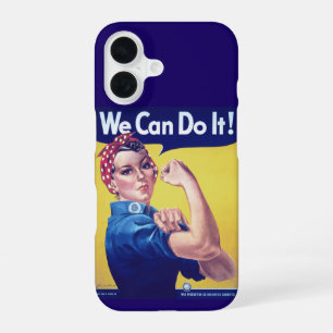 Coque iPhone 16 Nous pouvons le faire Rosie la riveuse USA États-U