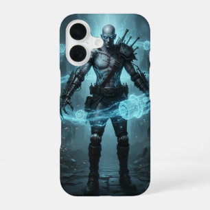 Coque iPhone 16 Noyau de cyborg Cyberpunk
