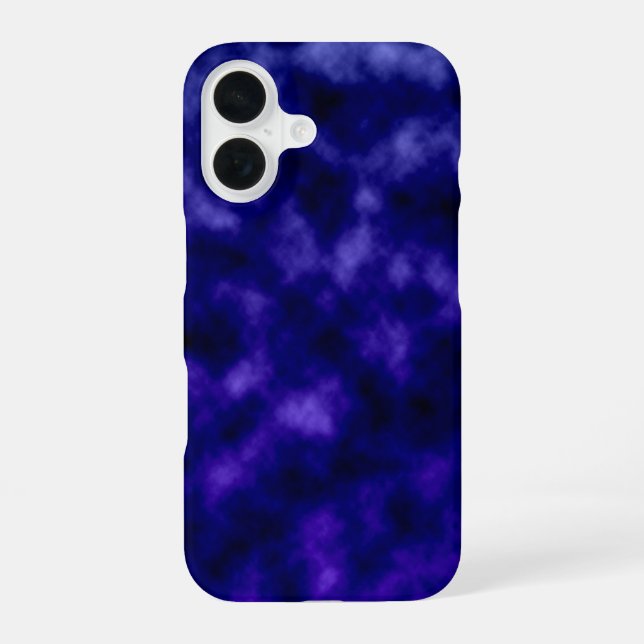 Coque iPhone 16 Nuages Violets (Verso)