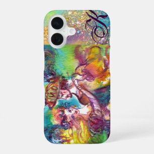 COQUE iPhone 16 NUIT DE MASCARADE / DANSE DE CARNIVAL MONOGRAMME