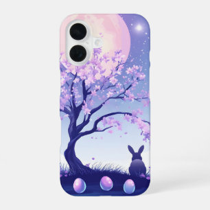 Coque iPhone 16 Nuit du Lapin Lunaire