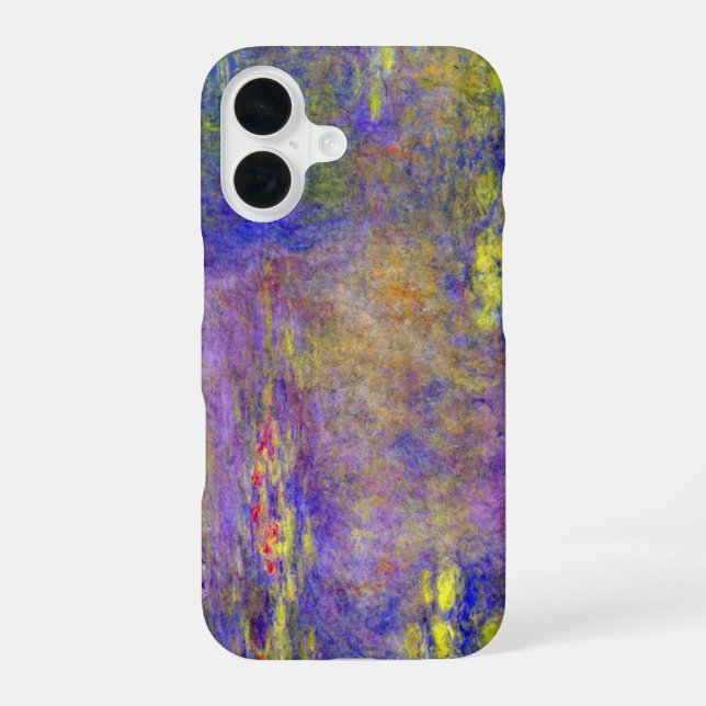 Coque iPhone 16 Nymphéas de Claude Monet (Verso)