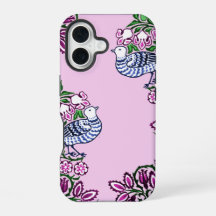 Oiseaux Fleurs Glands Art Populaire