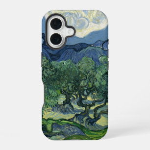 Coque iPhone 16 Olive Trees par Van Gogh Peinture Art