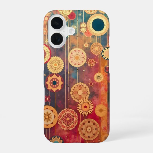 Coque iPhone 16 Or en suspension (Verso)