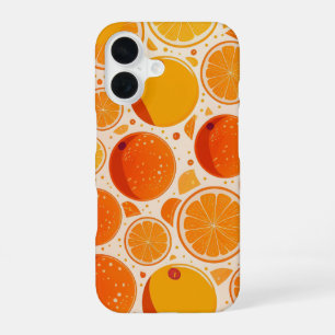 Coque iPhone 16 Orange Burst