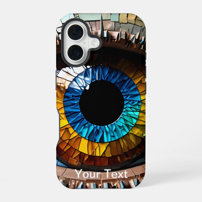 Coque iPhone 16 OtterBox motif Œil de Tournesol (Verso)