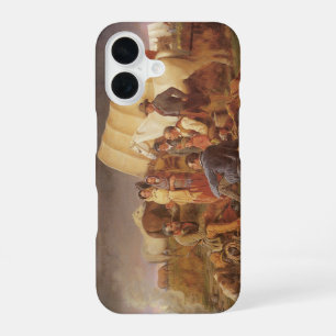 Coque iPhone 16 Ouest américain vintage, conseils sur la prairie p