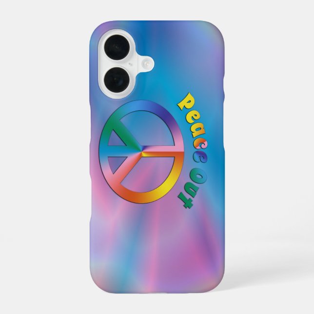 Coque iPhone 16 Paix ! (Verso)