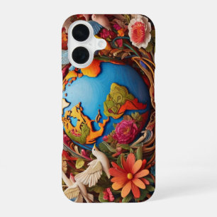COQUE iPhone 16 PAIX MONDIALE