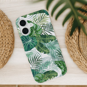 Coque iPhone 16 Palm Botanique Tropical Feuille Motif